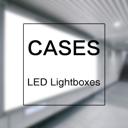 LED Lightboxes Cases