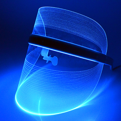 LED-Blaulicht maske